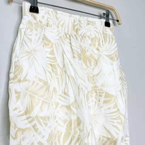 ANINE BING Womens Candice Woven Shorts Loose Fit High Rise Tropical Yellow XS