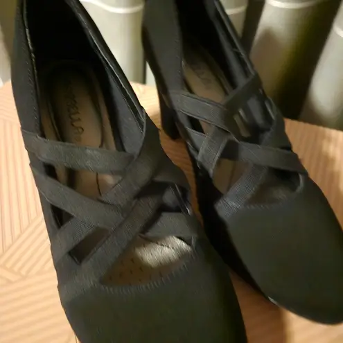 Marbella Charlotte Heels Black Closed Toe Strappy Formal Comfortable Neutral 8