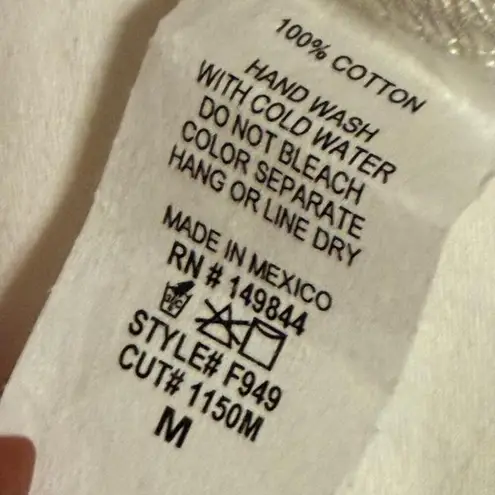 Zutter USA Flag Bull Skull Graphic Tee Medium