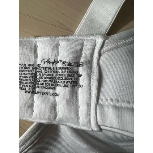 Playtex Platex BREATHABLY COOL Underwire Bea Size 42C White M493 Dry Fabric Lingerie