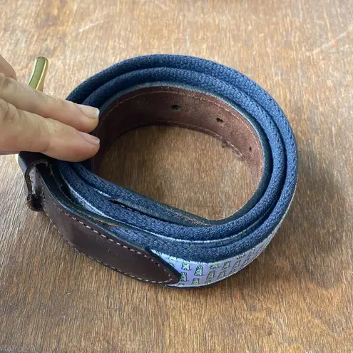 Vineyard Vines  Canvas/Leather Belt Sz 32 - Image 2