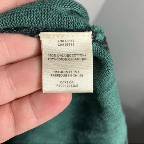 Aventura organic Cotton sweater dress gray green womens size small natural fiber