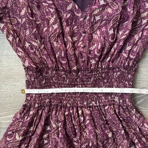 Intermix Lana Printed Smocked Mini Dress 4