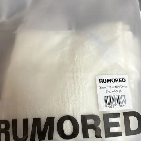 Rumored “Sweet Talker” Open Back Knit Mini Dress Size L