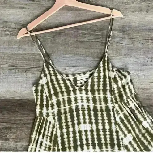 Urban Outfitters  Tangerine Mini Frock Dress Size S Swing Lightweight Green