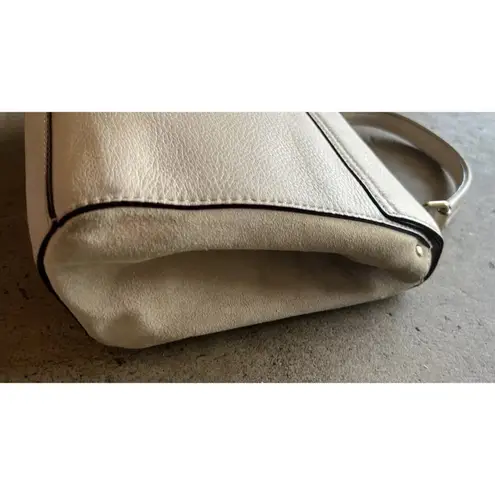 Kate Spade New York MAGNOLIA PARK LARGE LAUREL Tote Leather Bag Purse Cream White