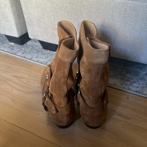 Isabel Marant Stania studded suede ankle boots