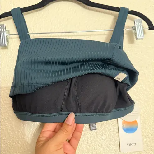Vuori Inversion Rib Support Tank with padding in moss color size XS NWT