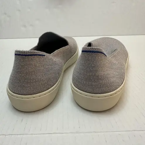 Rothy's Shoes Womens Sz 11 Gray Slip On Casual Sneaker Knit Washable Comfortable