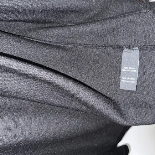 Fortune + Ivy  black lightweight cardigan with 2 front pockets thumbnail 3