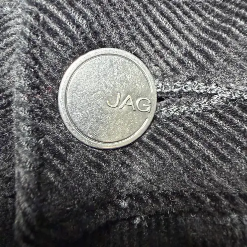 Jag jeans Womens 8 Petite Low Rise Bootcut Black Stretch Corduroy Pants Western