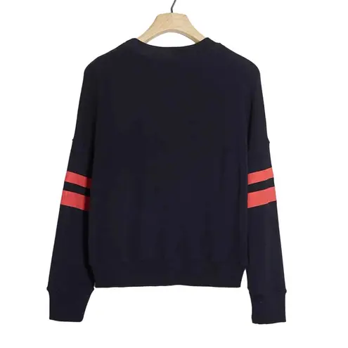 Sundry Lea Oversized Soft Knit Sweatshirt Size Small Deep Sea