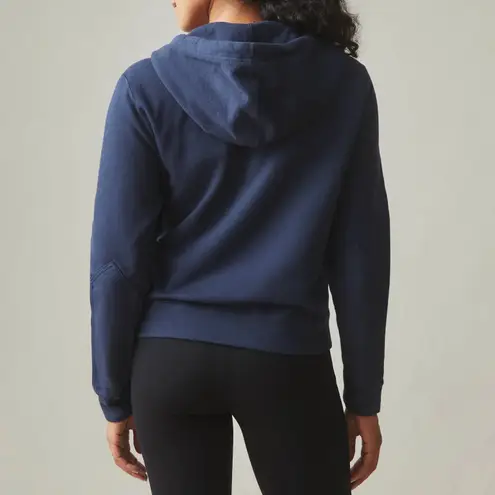 American Giant Relaxed Classic Full Zip Oxford Blue Cotton XS Hoodie Made in USA