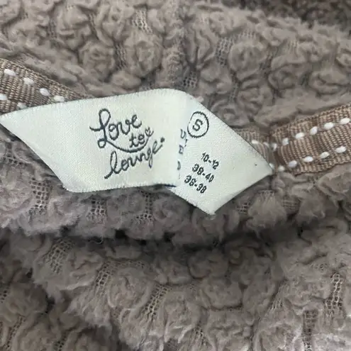 Love to Lounge Women’s Cozy Zip Up Hoodie Size S Textured Oversized Loungewear