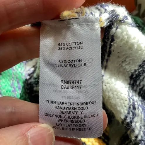 Natural Reflections bright striped sweater