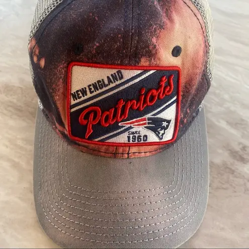 NFL  New England Patriots Bleach Splatter Dad Hat