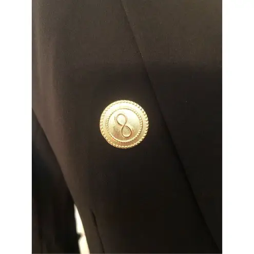 Infinity Store black dressy blazer with gold accent buttons with infinity symbol Size undefined