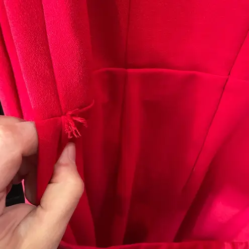 Adrianna Papell Elegant Red Belted pant suit. Great condition.