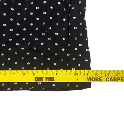 Jonathan Martin Jumpsuit Polka Dot Button Front Sleeveless Black Size M* - Image 10