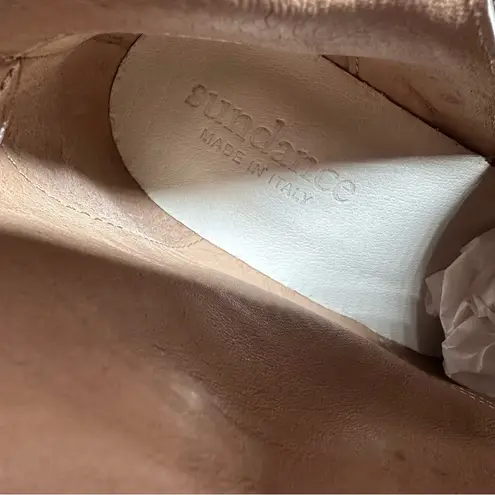 Sundance NEW Western Sojourner Boots Women’s 38 8 Denim Cowgirl Boho Made Italy