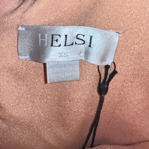 HELSI 3D Floral Embroidered Mini Dress NWT Size XS Pink