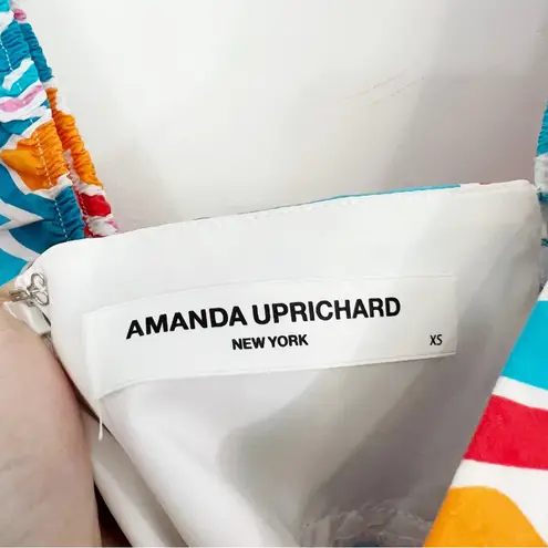Amanda Uprichard  Sicily Dress in Miami Mini Size XS Colorful