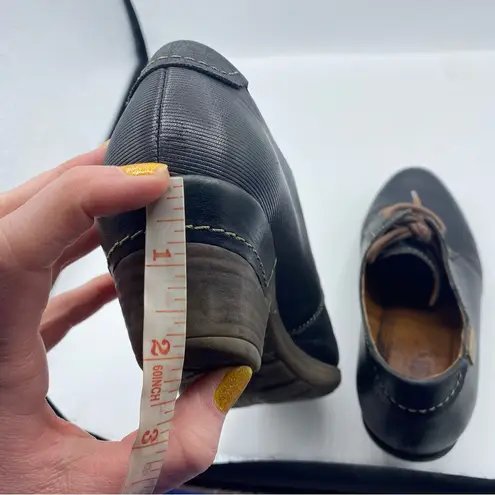 PIKOLINOS Black and Brown Leather Lace Up Booties boho bohemian artsy size 38 7