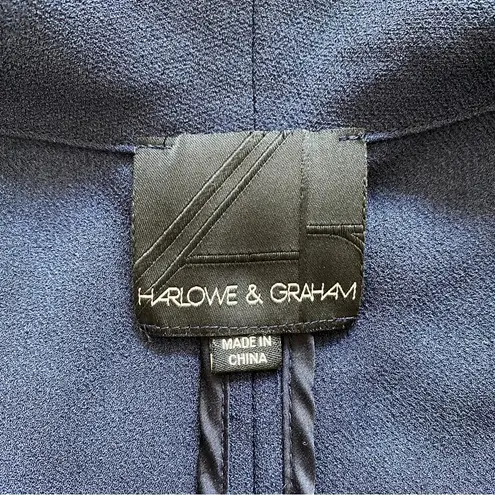 Harlowe $ Graham Harlowe & Graham Navy Blazer