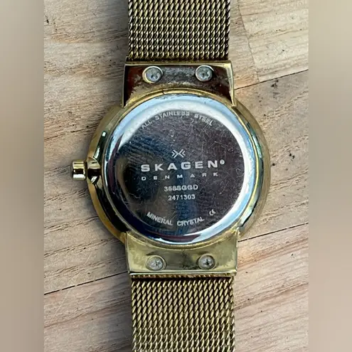 Skagen Steel Denmark Ladies Watch Gold