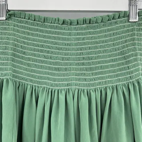 Koch Erica Shorts Skirt Skort Pleated Spring Green Pull On Women’s Size XS