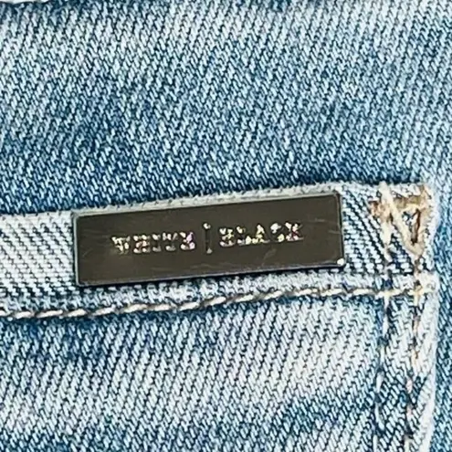 White House | Black Market  Skinny Cropped Ankle Zipper Jeans Light Blue Size 4