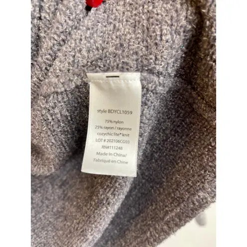 Barefoot Dreams Cozychic Lite Calypso Cardigan Heathered Pewter Size 8/10