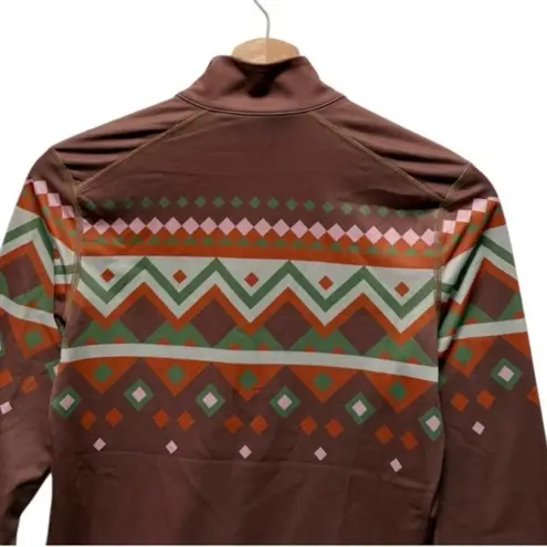 NEW Stoic Lightweight Poly 1/4 Zip Pull Over Base Layer Top Size XS Pink