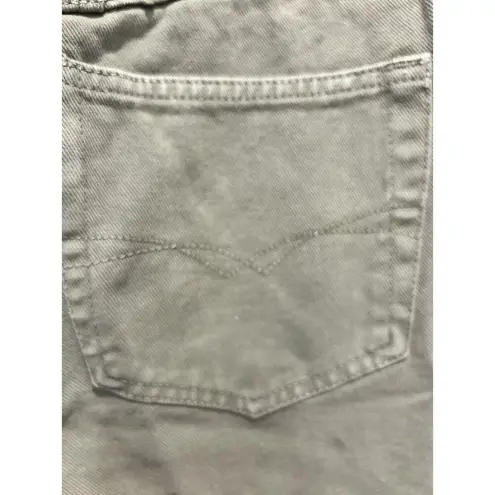 Unionbay VTG NWT Union Bay Shorts Juniors 5/6 Green Denim High Waist Mom Belt Deadstock‎