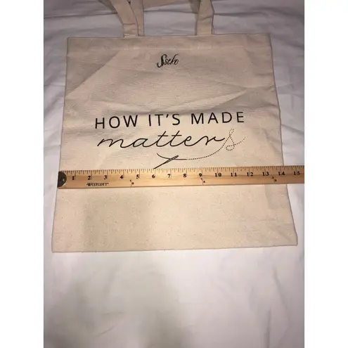 Sseko Cotton Canvas Tote Bag "How It's Made Matters"