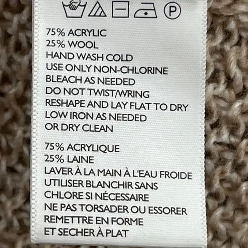 Anthropologie  Pins And Needles Chunky Knit Open Front Cardigan Womens Small