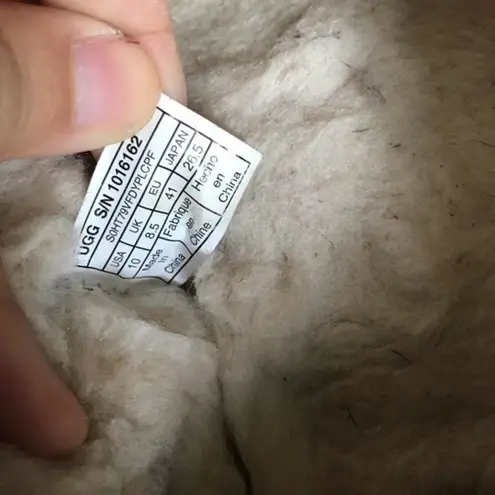 UGG  Chestnut Ansley‎ Embroidered Slipper moccasins