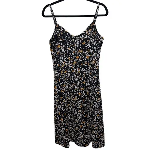 William B Animal Print Spaghetti Strap Midi Dress Size M