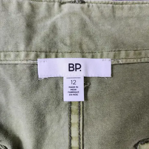 BP Nordstrom  Women’s Shorts Size 12 Cargo Green Indie Folk Hiking Adventure NWT - Image 5