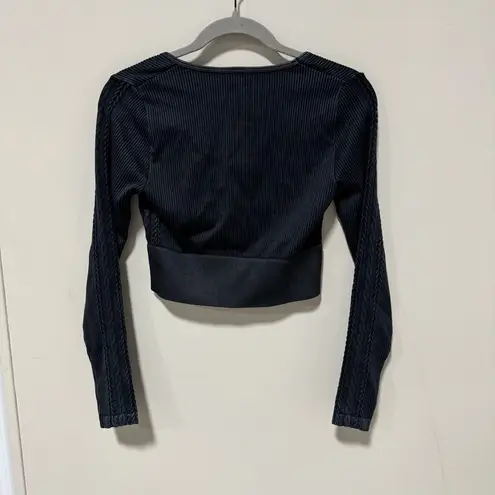 Aerie NWT OFFLINE By  Seamless Cable Square Neck T-Shirt Size M - Image 5