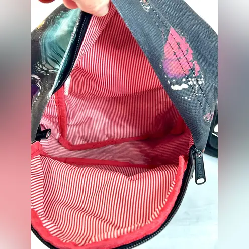 Herschel Supply Company Hershel Classic Mini Backpack Butterfly Pattern, Black w/Multicolor Butterflies - Image 9