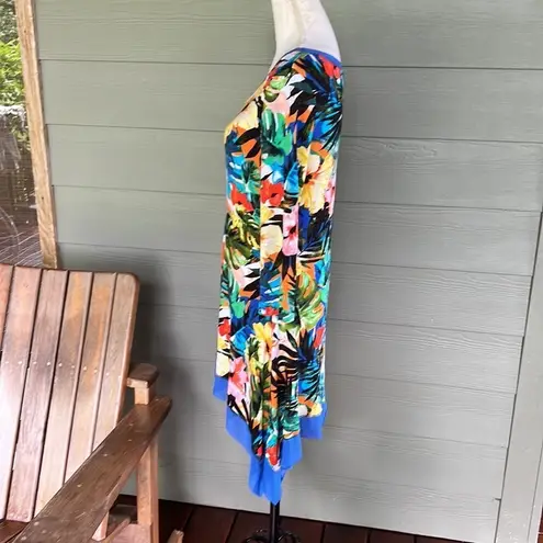 cupio Sharkbite Hem Tropical Dress