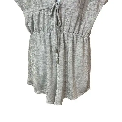 Victoria’s Secret Semi Sheer Romper Size Medium Gray