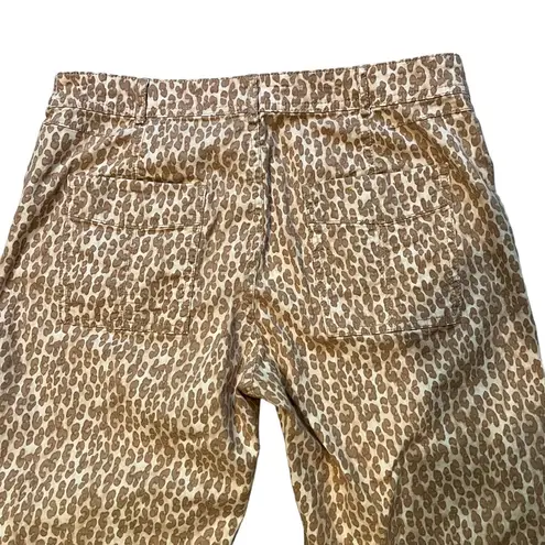 Anthropologie Anthro The Wanderer Cheetah Print Utility Pants, Sz 32