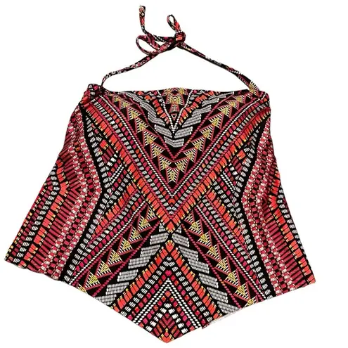 by Becca Virtue Geometric Tribal Handkerchief Tankini Swim Top size D