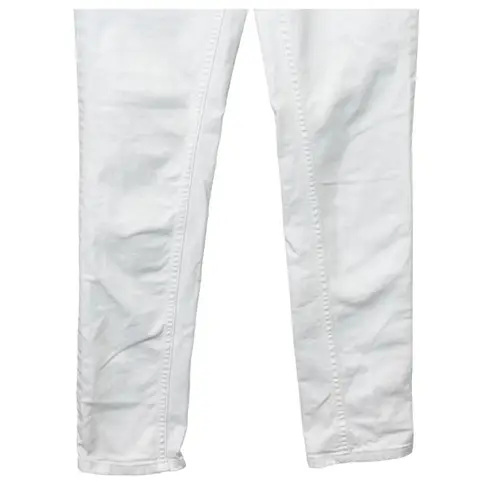 ANINE BING Frida Skinny Jeans Women’s 25 White Stretch Denim Button Fly