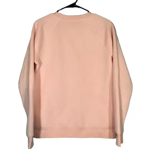 Brunette The Label Pink Cotton Blend Redhead Graphic Sweatshirt Women Sz S/M