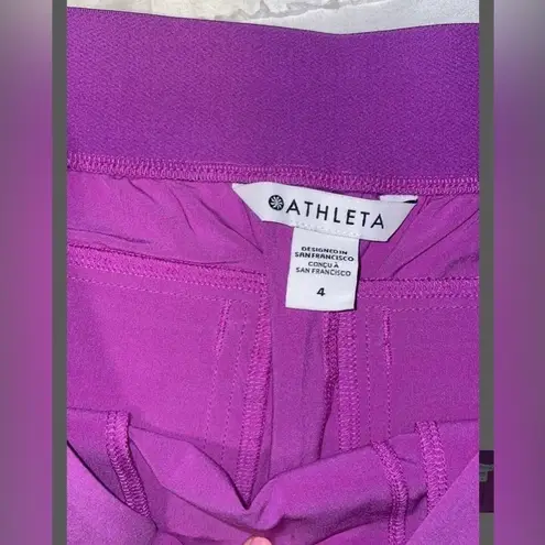 Athleta  Brooklyn Heights Vienna Slim Pant Size 4 Jazzy Purple NWT