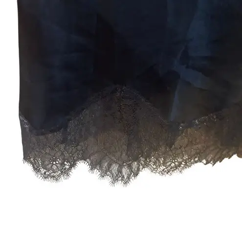 Victoria's Secret Victoria’s Secret Vintage black night gown lace trim large