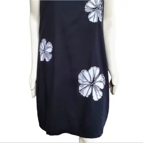Nina Leonard Floral Cutout Sleeveless Linen Blend Midi Dress Size 10 NWT